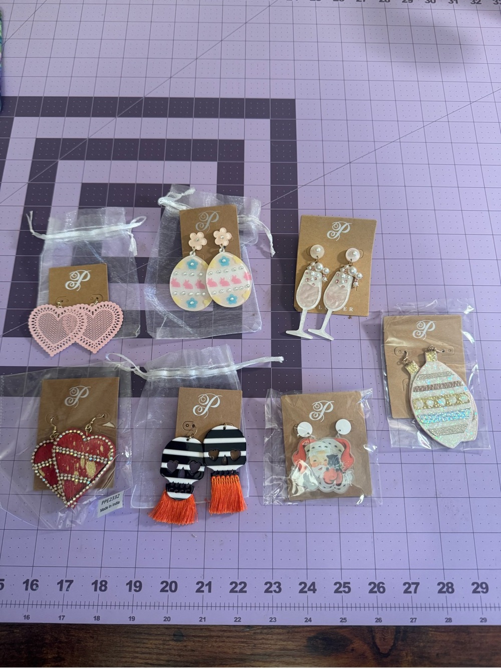 Lot of New Plunder Holiday Earrings